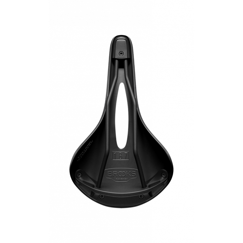 Brooks C17 Cambium Carved All-Weather Steel 162mm Saddle in Black-4