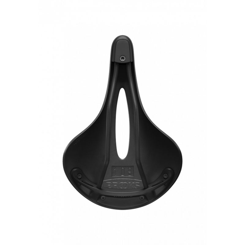 C19 Cambium Carved All-Weather Steel Rail 184mm Saddle in Black-5