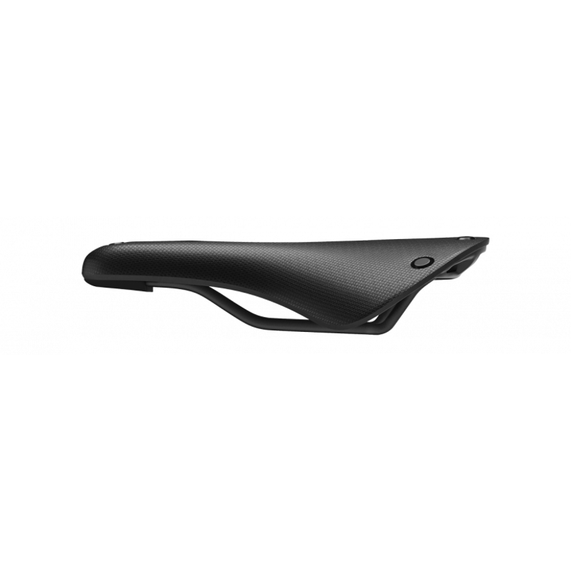 C19 Cambium Carved All-Weather Steel Rail 184mm Saddle in Black-6