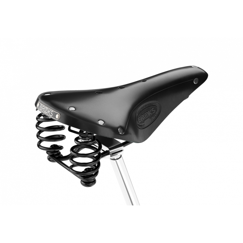 Brooks Flyer Steel Rail 175mm Saddle in Black -1