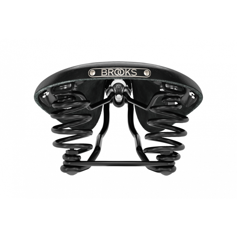 Brooks Flyer Steel Rail 175mm Saddle in Black -4