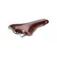 Swift Chrome Chromed Steel Rail 150 mm Saddle in Brown