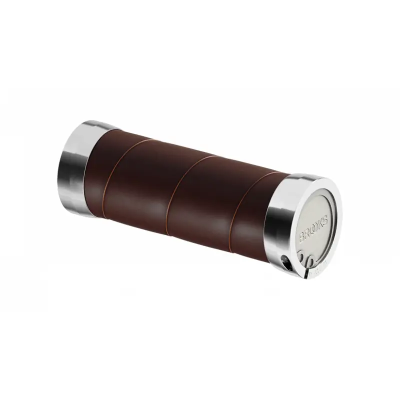Balfes Bikes Brooks Slender Leather Grips in Brown | Free postage over £30, £10 off first order, price match & 0% finance.