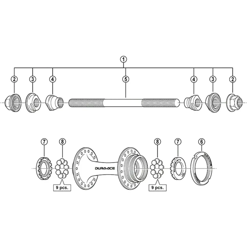 Shimano Dura-Ace HB7600 Track Lockring-2
