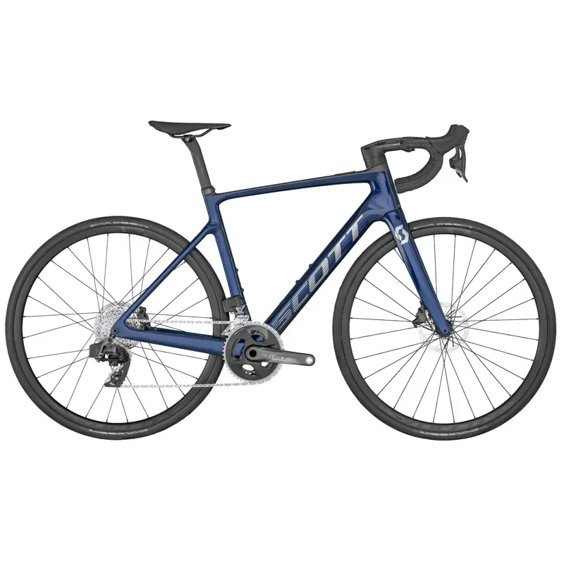 Scott Bike Addict eRIDE 20 Electric Road Bike 2024 in Blue