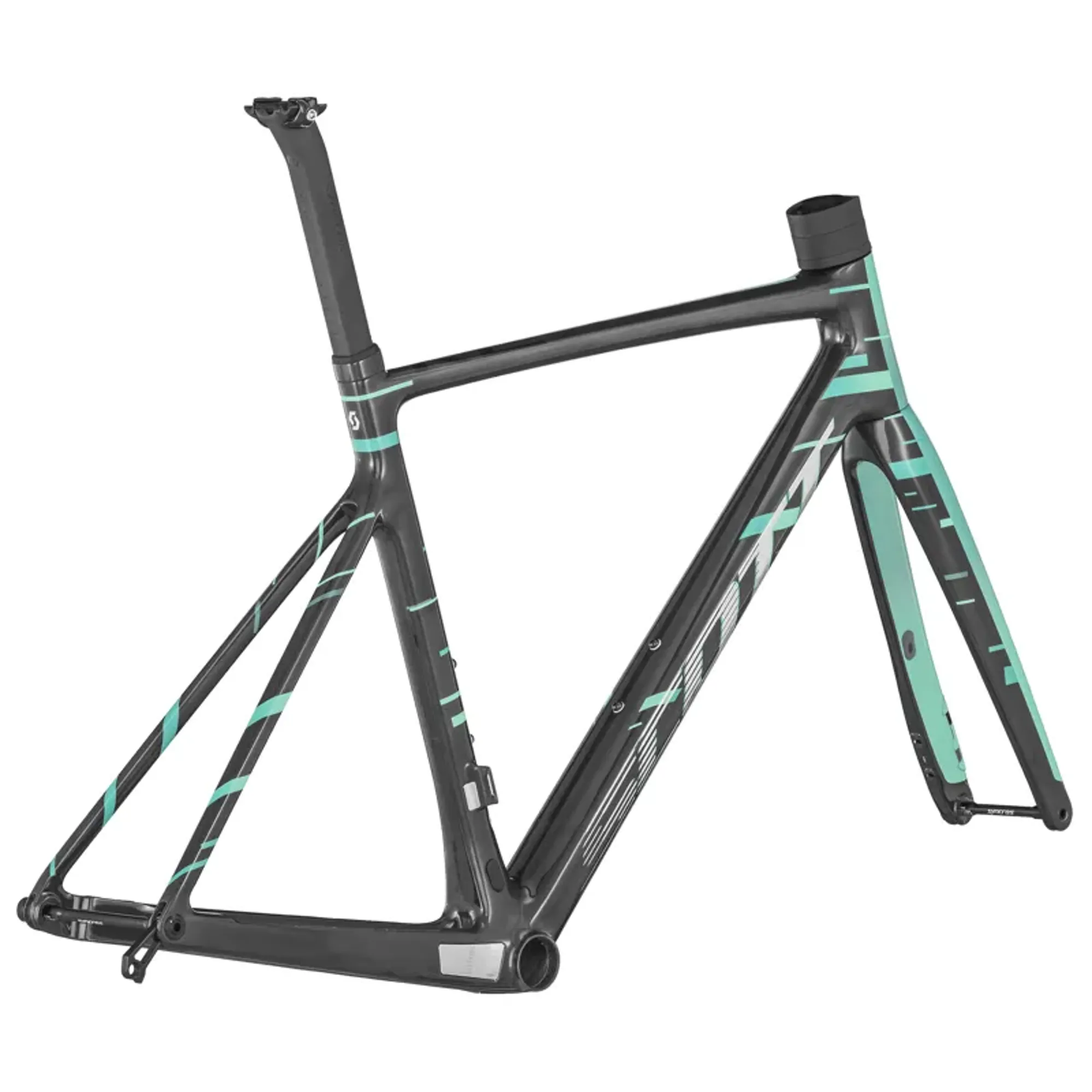 Scott Frame Set Addict RC Supersonic HMX 2024 in Black and Green