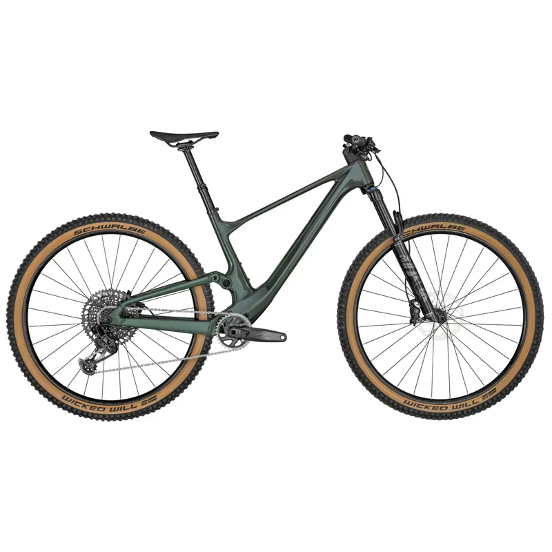 Scott Spark 930 Full Suspension Mountain Bike 2024 in Green-1