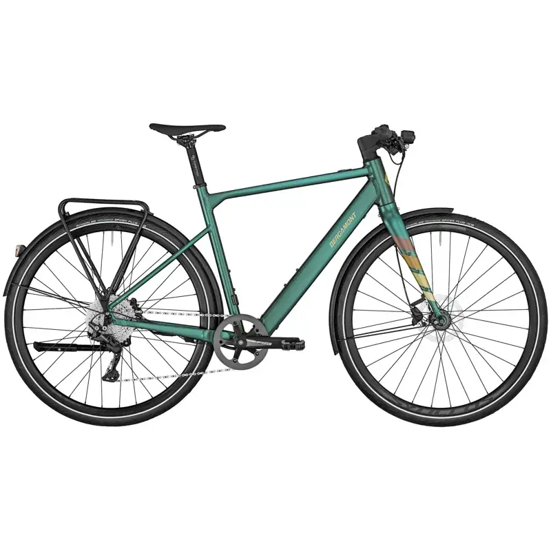 Balfes Bikes Bergamont E-Sweep Tour Electric Hybrid Bike 2025 in Matt Dark Green | Free postage over £30, £10 off first order, price match & 0% finance.
