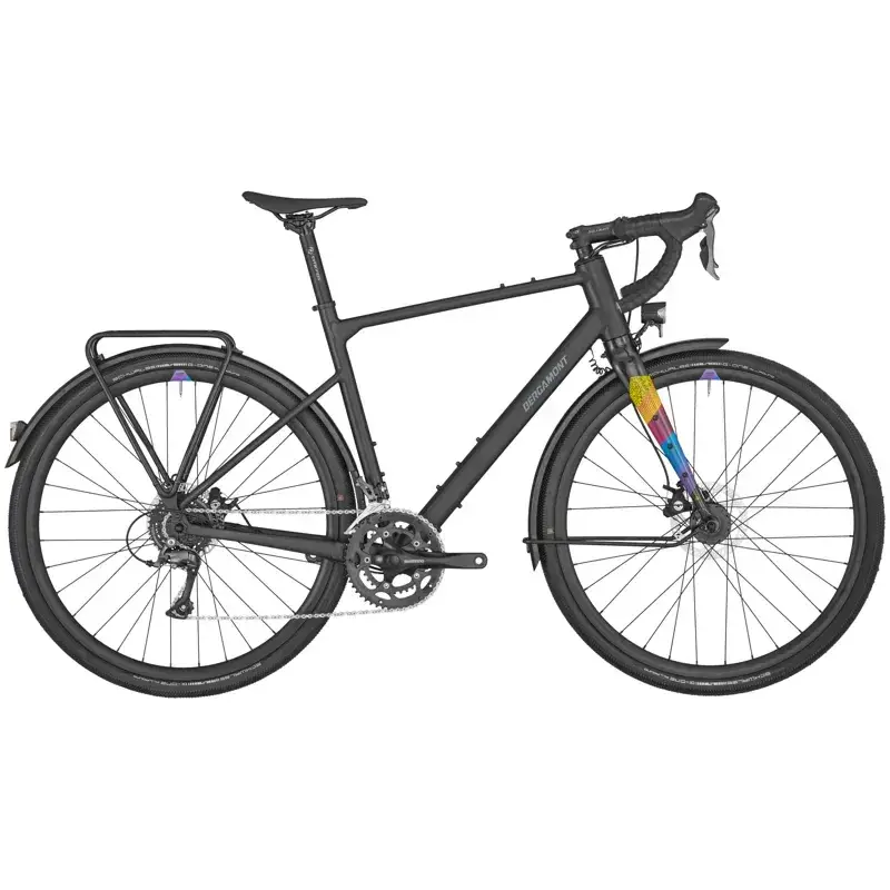 Balfes Bikes Bergamont Grandurance RD 3 Gravel Road Bike 2025 in Flaky Black | Free postage over £30, £10 off first order, price match & 0% finance.