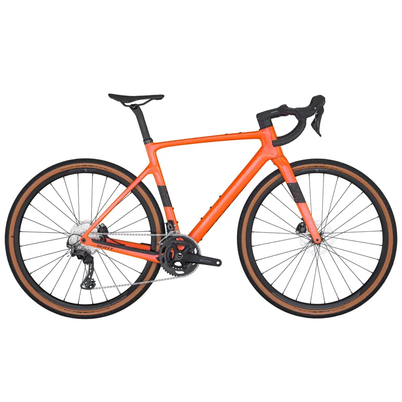 Scott Addict Gravel 40 Gravel Bike 2024 in Acid Orange