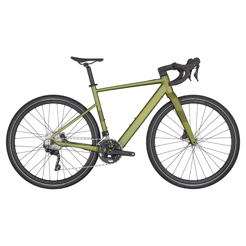Scott Speedster Gravel eRIDE 50 E-Road Bike 2024 In Ever Green