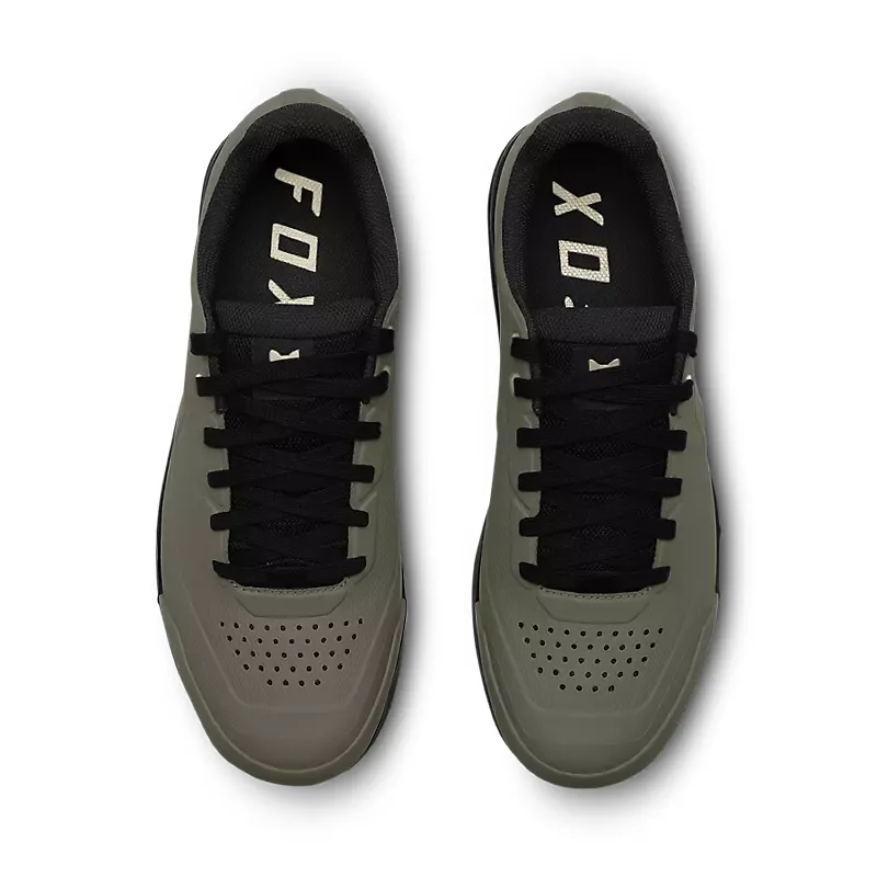 Fox Racing Union Flat Shoes in Olive Green-1