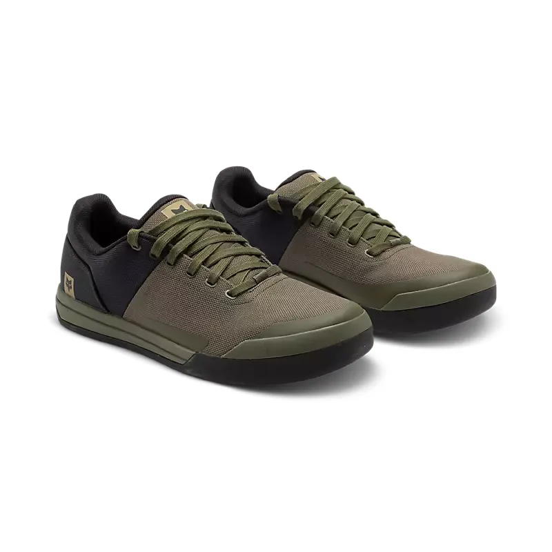 Fox Racing Union Canvas Shoes in Olive Green-1