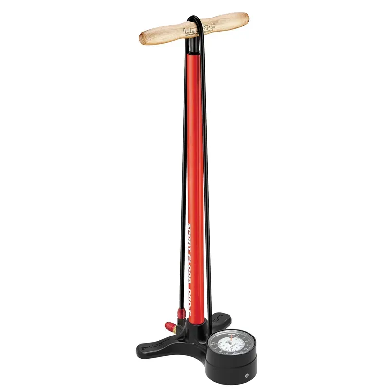 Lezyne Sport Floor Drive 3.5 Gauge In Red 