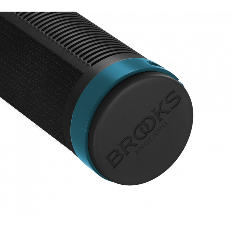 Brooks Cambium Comfort Grips in Black/Octane Blue-2