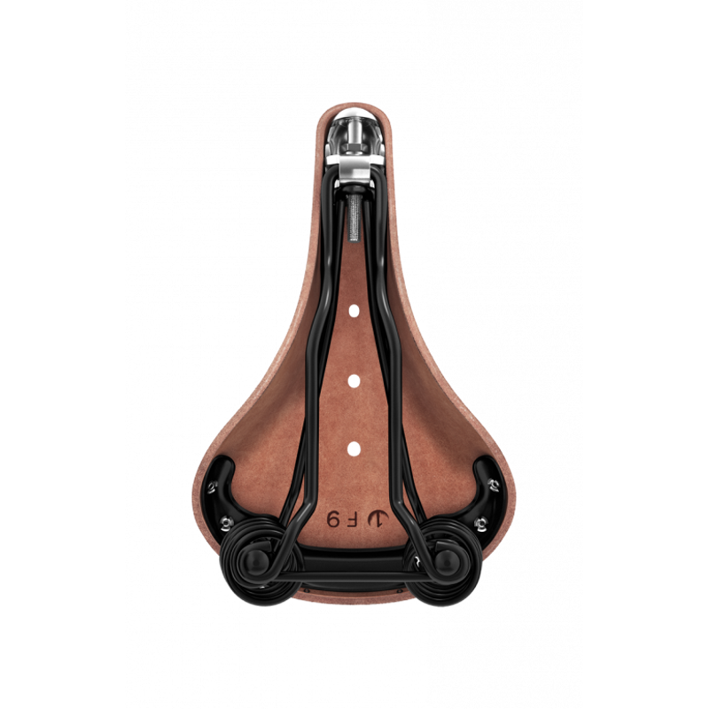 Brooks Flyer Steel Rail 175mm Saddle in Brown-3