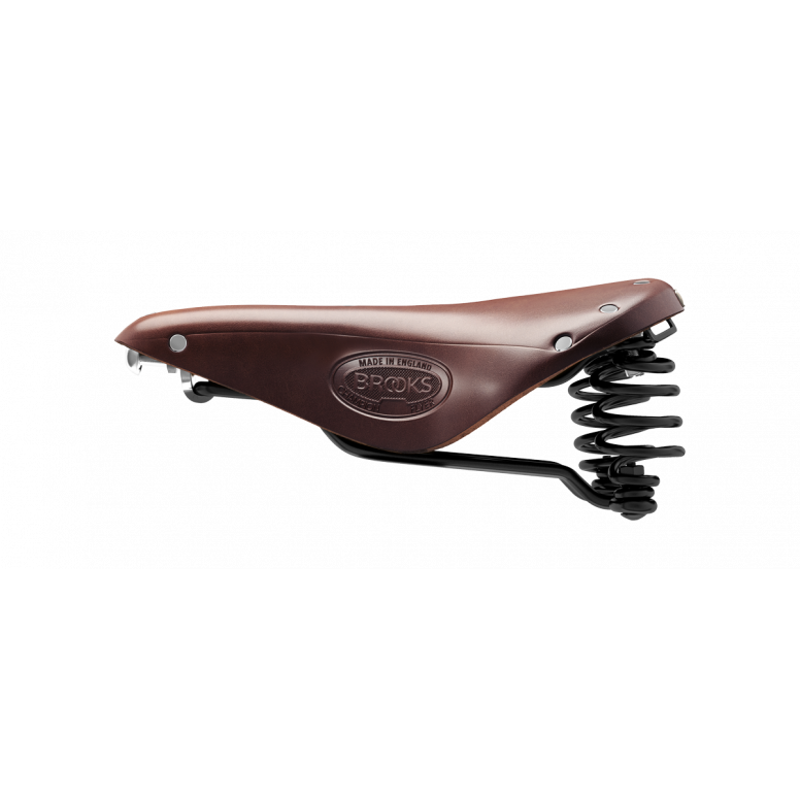 Brooks Flyer Steel Rail 175mm Saddle in Brown-5