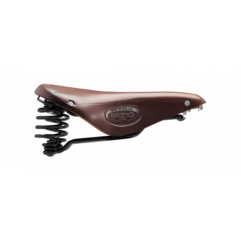 Brooks Flyer Steel Rail 175mm Saddle in Brown-6
