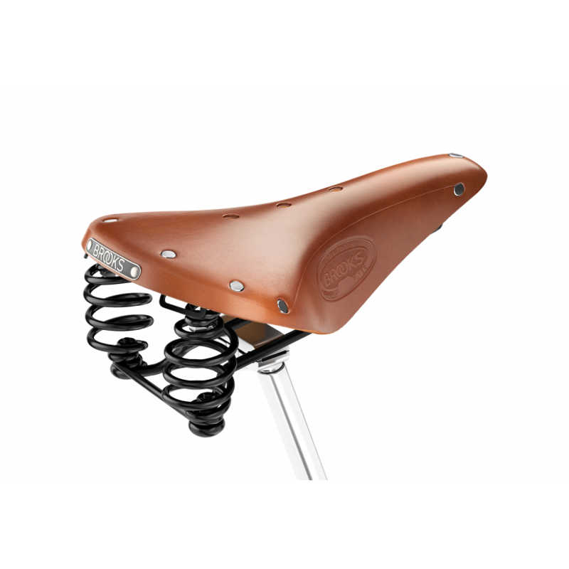 Brooks Flyer Steel Rail 175mm Saddle in Honey-1