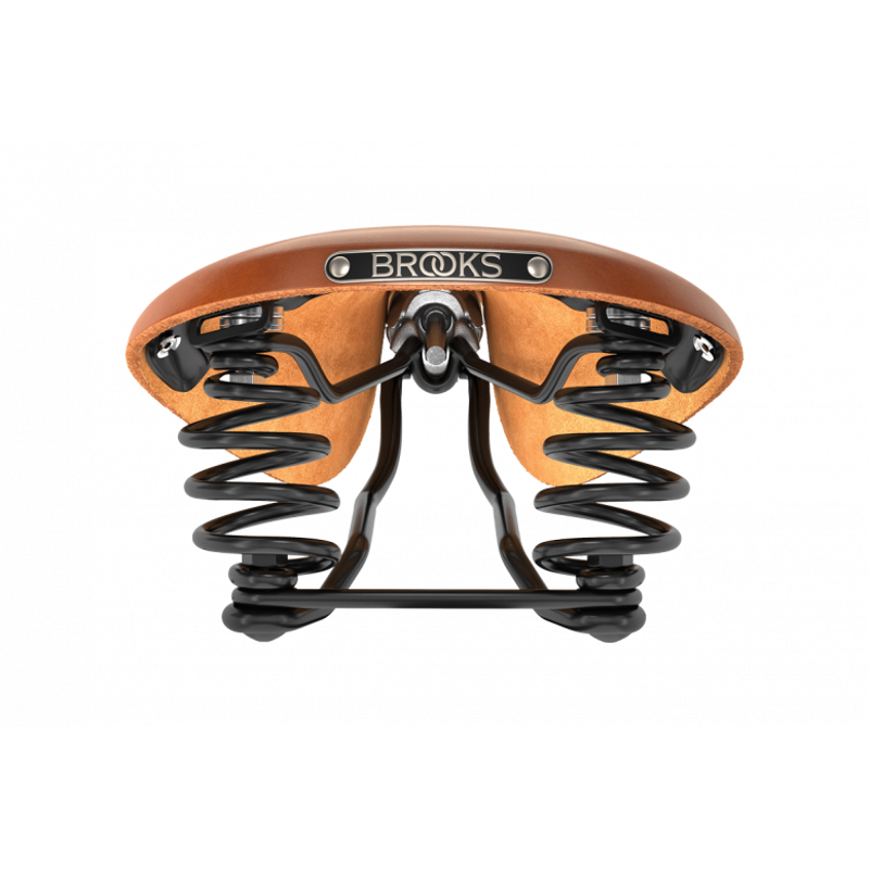 Brooks Flyer Steel Rail 175mm Saddle in Honey-4
