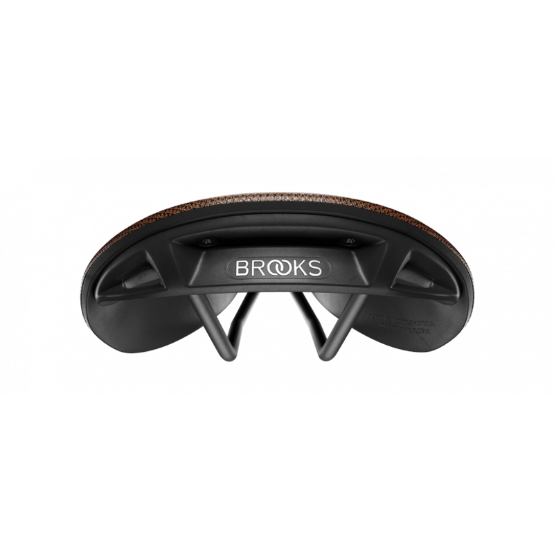 Brooks C17 Cambium All-Weather Steel 162mm Saddle in Orange-4