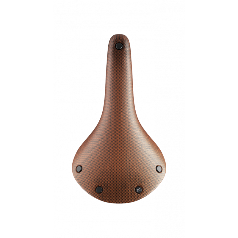 Brooks C17 Cambium All-Weather Steel 162mm Saddle in Orange-2