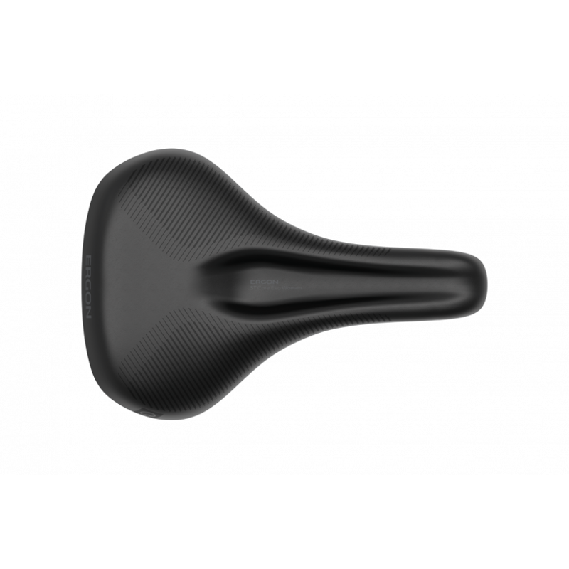 Ergon Women's ST Core EVO Saddle in Black/Grey-1