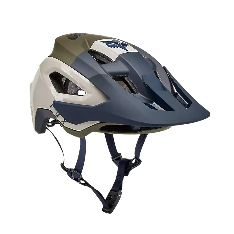 Fox Racing Speedframe Pro Klif Helmet in Olive Green