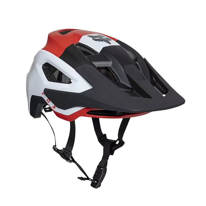 Fox Racing Speedframe Pro Klif Helmet in Fluorescent Red