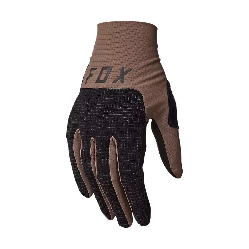 Fox Racing Flexair Pro Full Finger Gloves in Dirt Brown