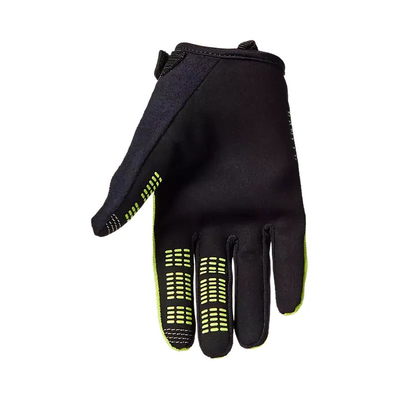 Fox Racing Youth Ranger Full Finger Gloves in Fluorescent Yellow-1