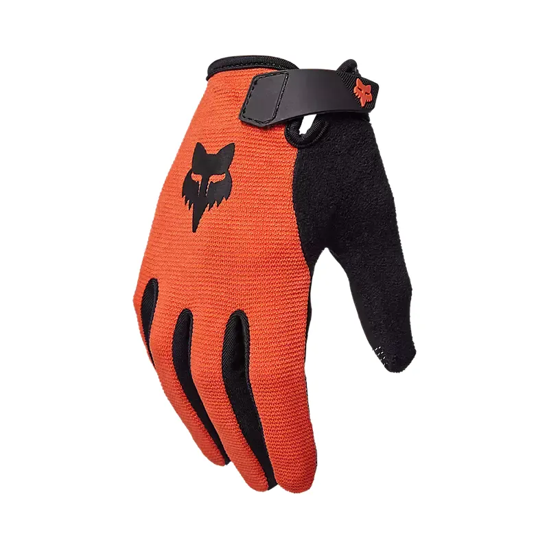 Fox Racing Youth Ranger Full Finger Gloves in Atomic Orange
