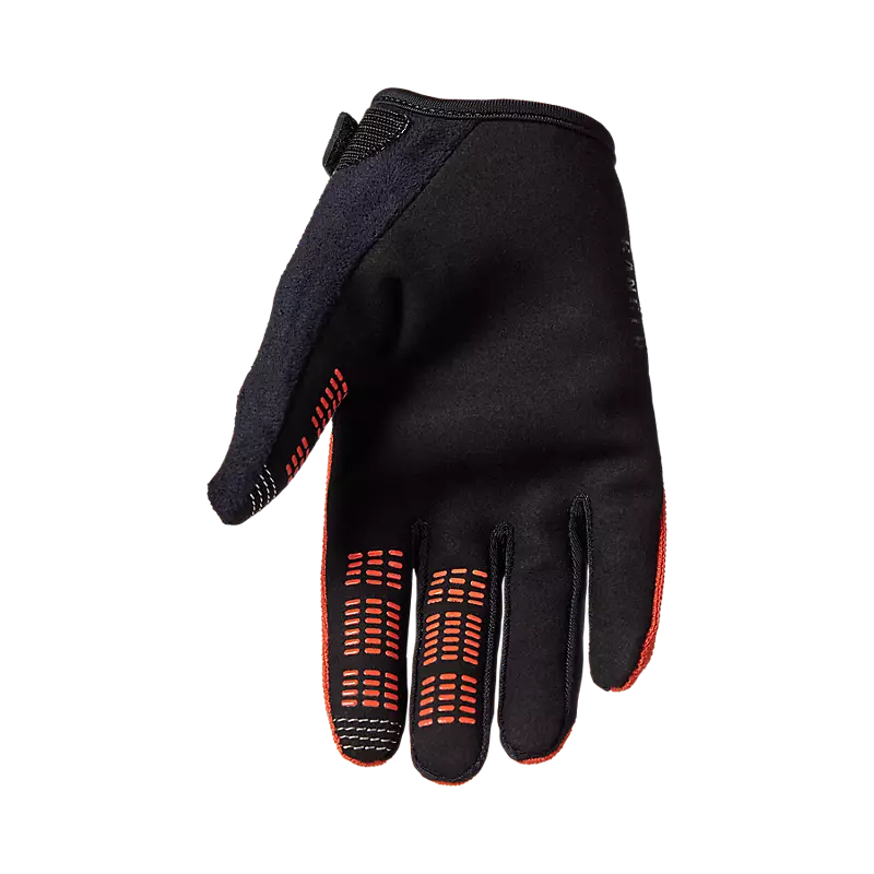 Fox Racing Youth Ranger Full Finger Gloves in Atomic Orange-1