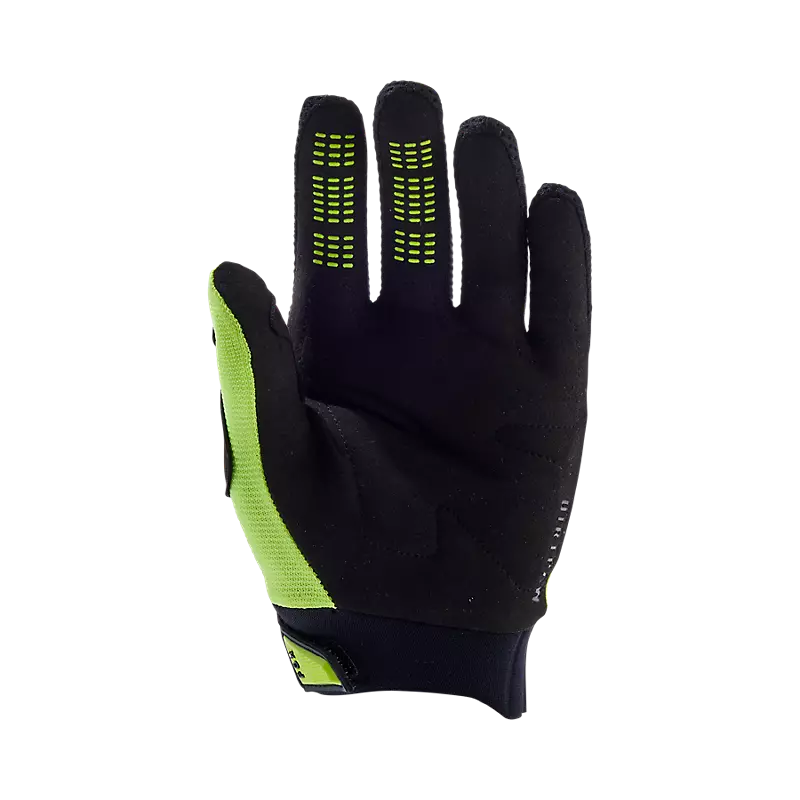Fox Racing Dirtpaw Youth Full Finger Gloves in Fluorescent Yellow-1