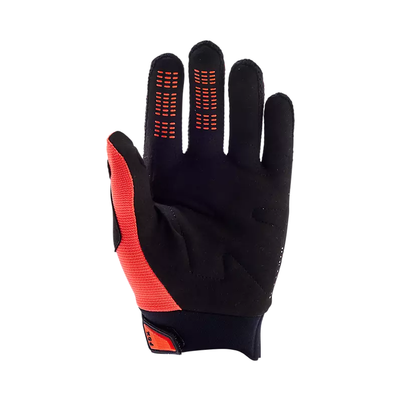 Fox Racing Dirtpaw Youth Full Finger Gloves in Fluorescent Orange-1