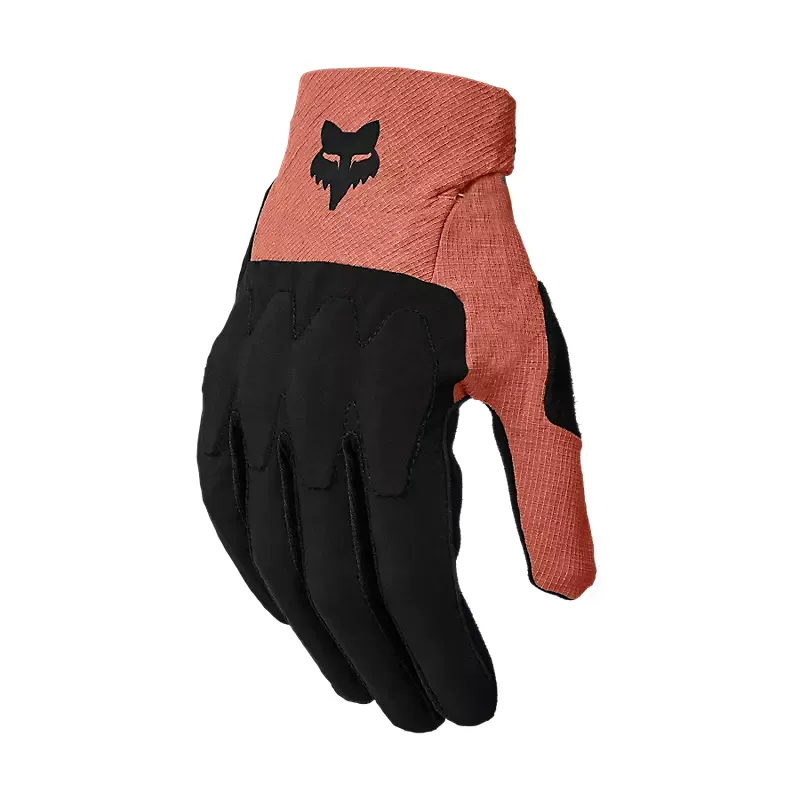 Fox Racing Defend D3O Full Finger Gloves in Atomic Orange
