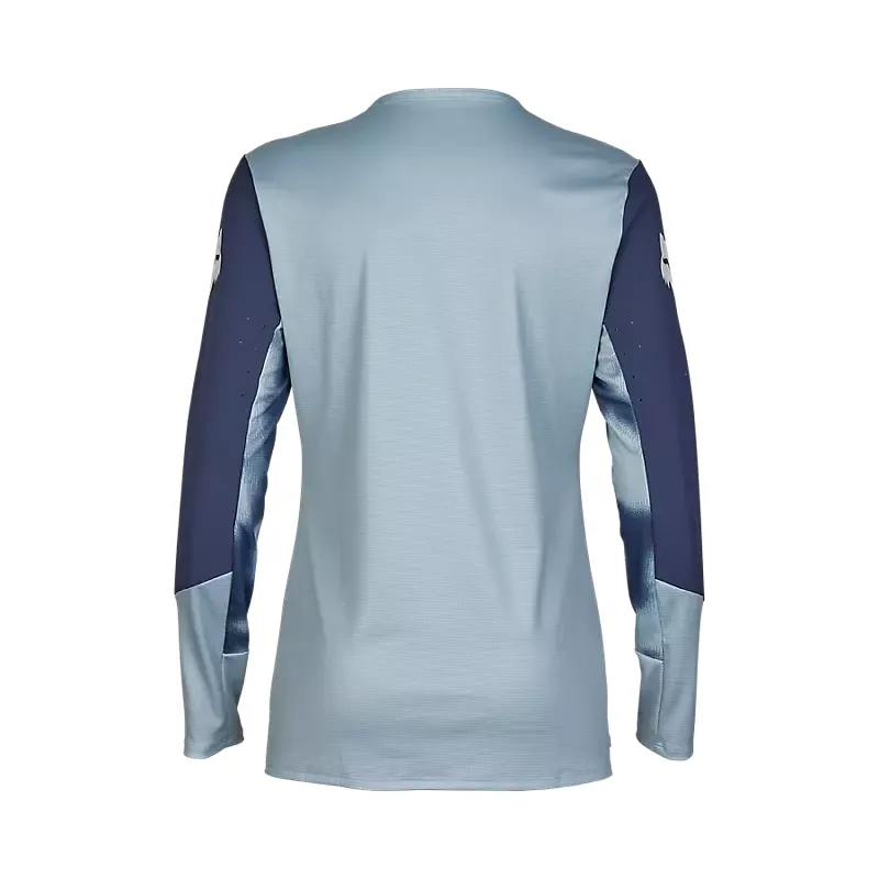 Fox Racing Women's Defend Taunt Long Sleeve Jersey in Gunmetal Grey-1