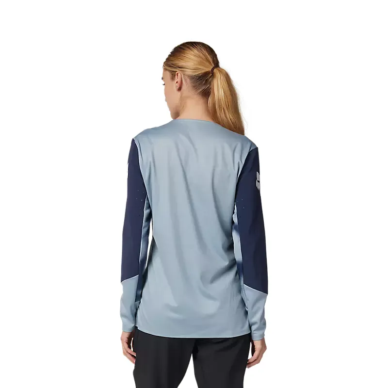 Fox Racing Women's Defend Taunt Long Sleeve Jersey in Gunmetal Grey-3