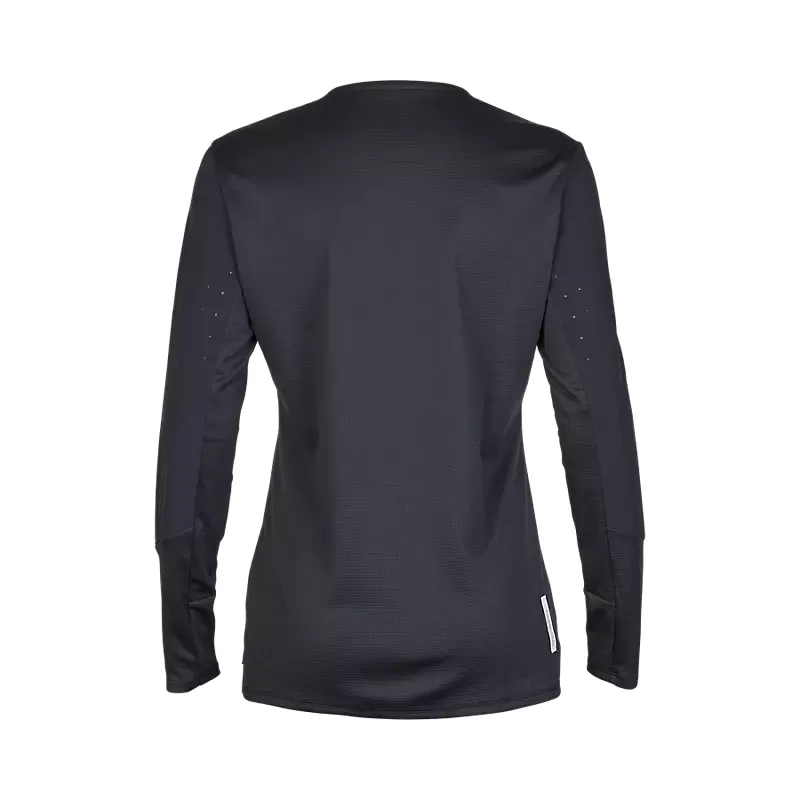 Fox Racing Women's Defend Long Sleeve Jersey in Black-1