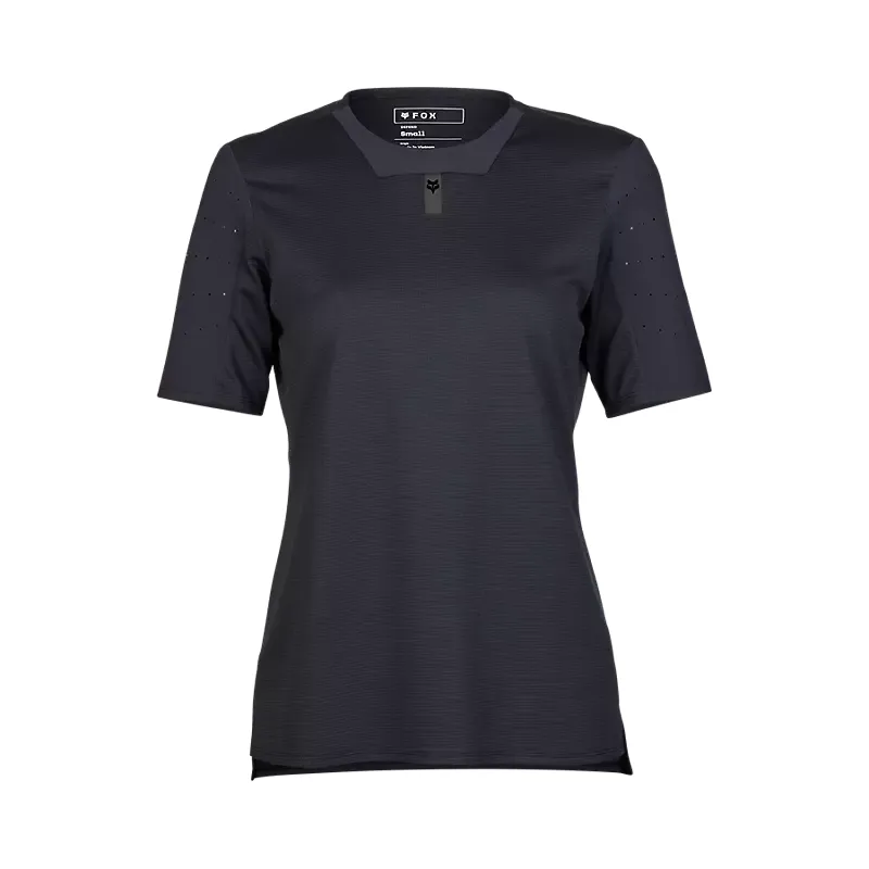 Fox Racing Women's Defend Short Sleeve Jersey in Black