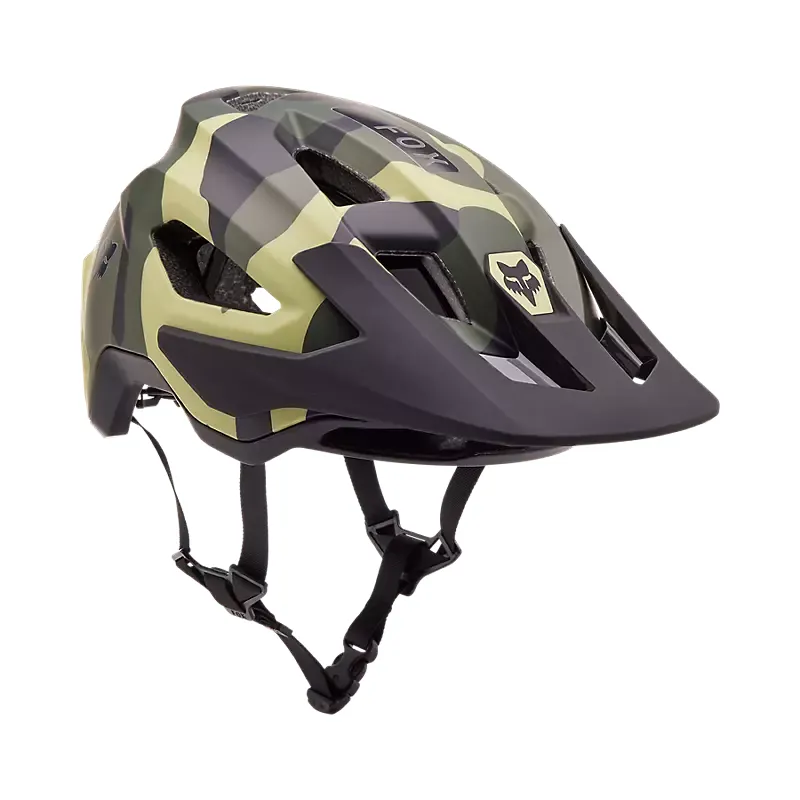 Fox Racing Speedframe Camo Helmet in Green Camouflage-1