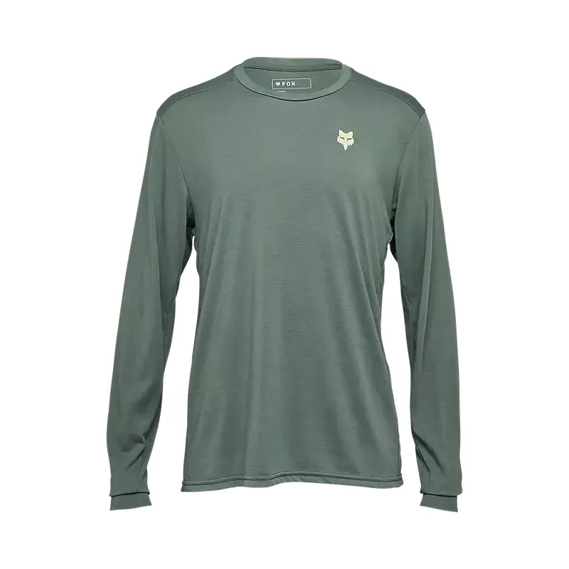Fox Racing Ranger Shepherds Drirelease Long Sleeve Jersey in Hunter Green