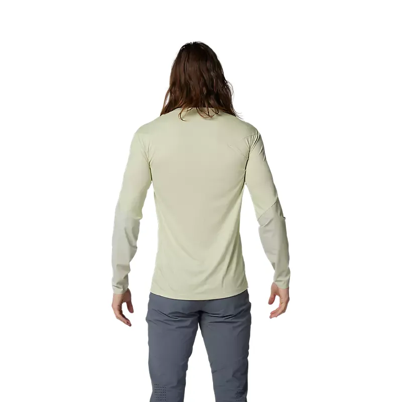 Fox Racing Flexair Pro Long Sleeve Jersey in Cactus Green-3
