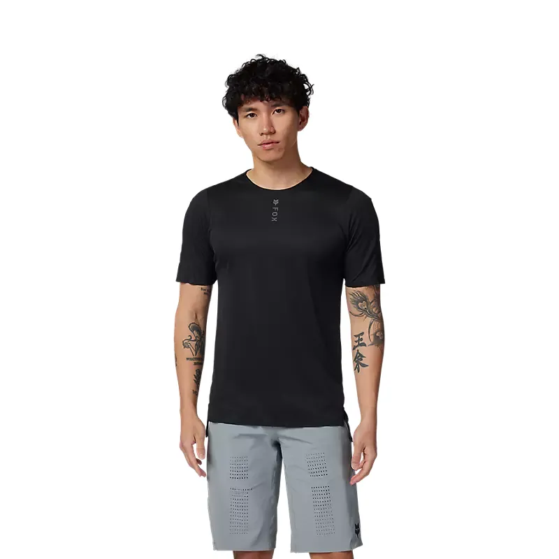 Fox Racing Flexair Pro Short Sleeve Jersey in Black-2
