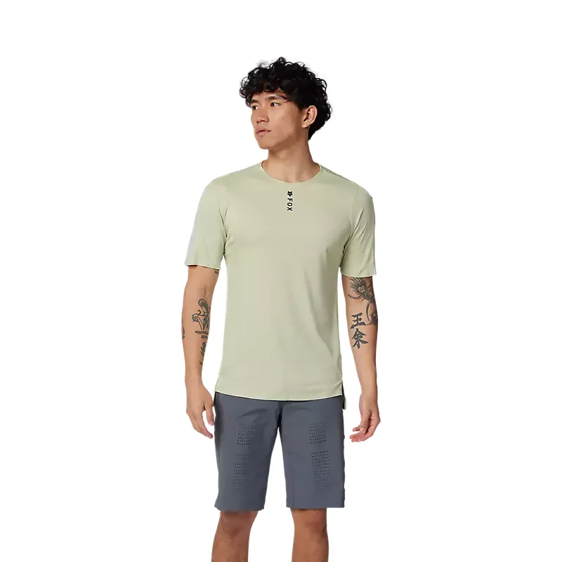 Fox Racing Flexair Pro Short Sleeve Jersey in Cactus Green-2