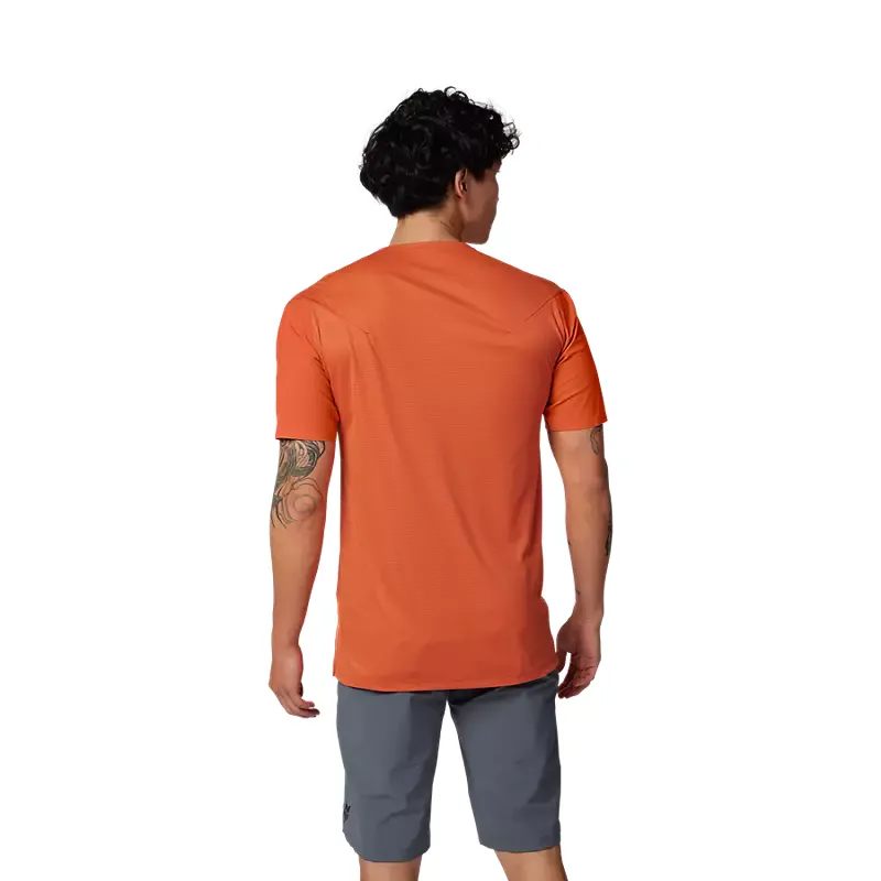 Fox Racing Flexair Pro Short Sleeve Jersey in Atomic Orange-3