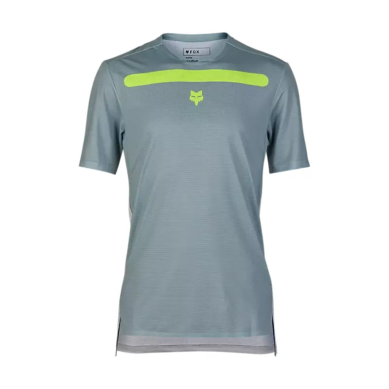 Fox Racing Flexair Aviation Race Short Sleeve Jersey in Gunmetal Grey