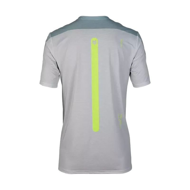 Fox Racing Flexair Aviation Race Short Sleeve Jersey in Gunmetal Grey-1