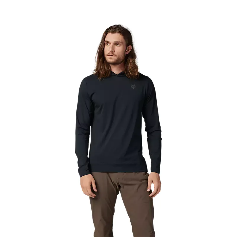 Fox Racing Ranger Long Sleeve Sun Shirt in Black-2