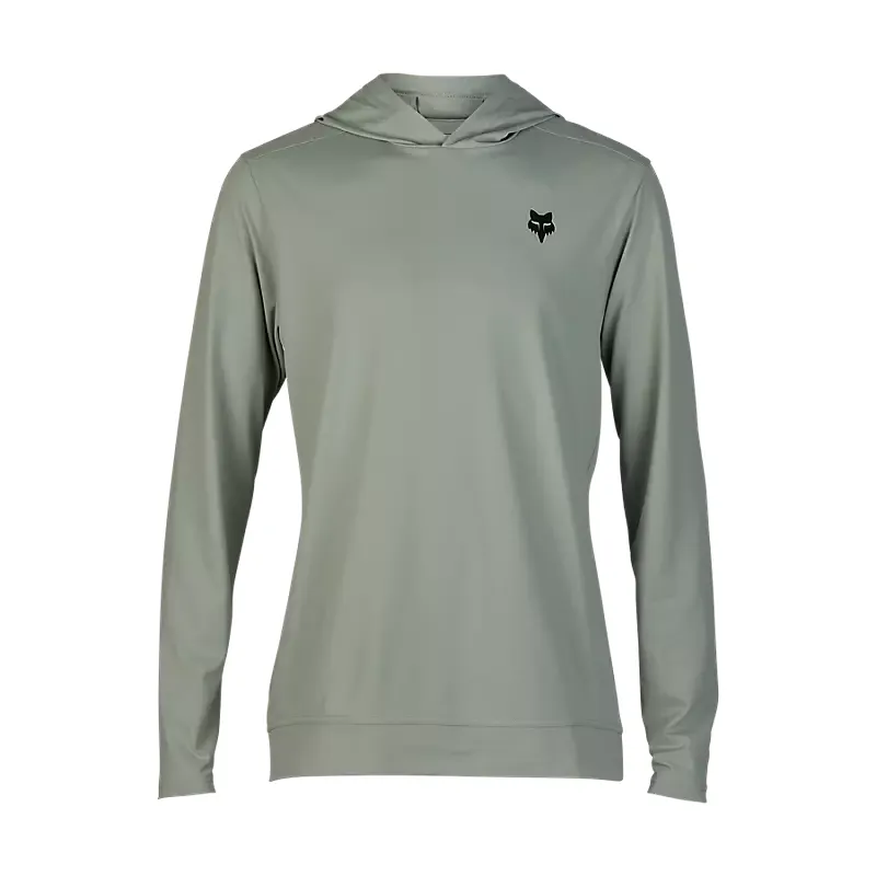 Fox Racing Ranger Long Sleeve Sun Shirt in Grey Vintage